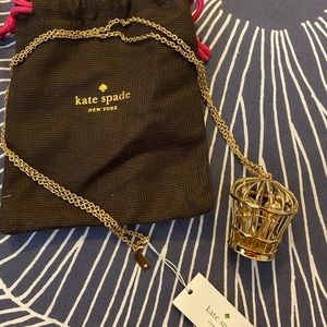 Kate Spade love birds necklace